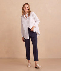 The Everyday Seamed Legging Pant - Midnight