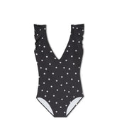 The Ruffle Backflip - Microfloral in Sea Urchin & White Sand
